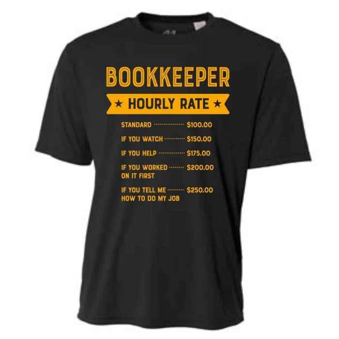 Bookkeeper Hourly Rate Labour Day Bookkeeping Workers Day Cute Gift Cooling Performance Crew T-Shirt