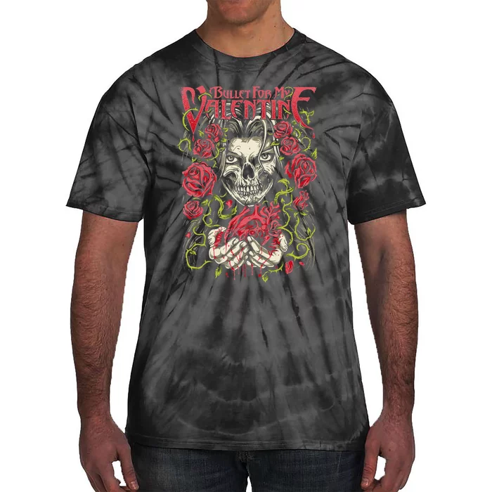 Bleeding Heart Skull Bullet For My Valentine Tie-Dye T-Shirt