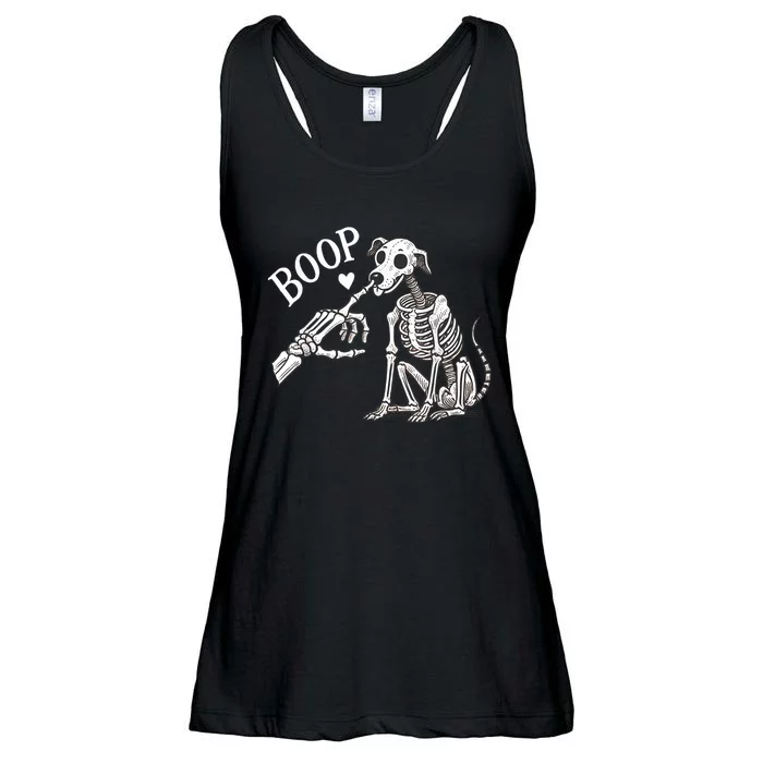 Boop Hand Skeleton And Dog Ladies Essential Flowy Tank