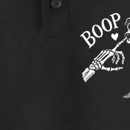 Boop Hand Skeleton And Dog Dry Zone Grid Performance Polo