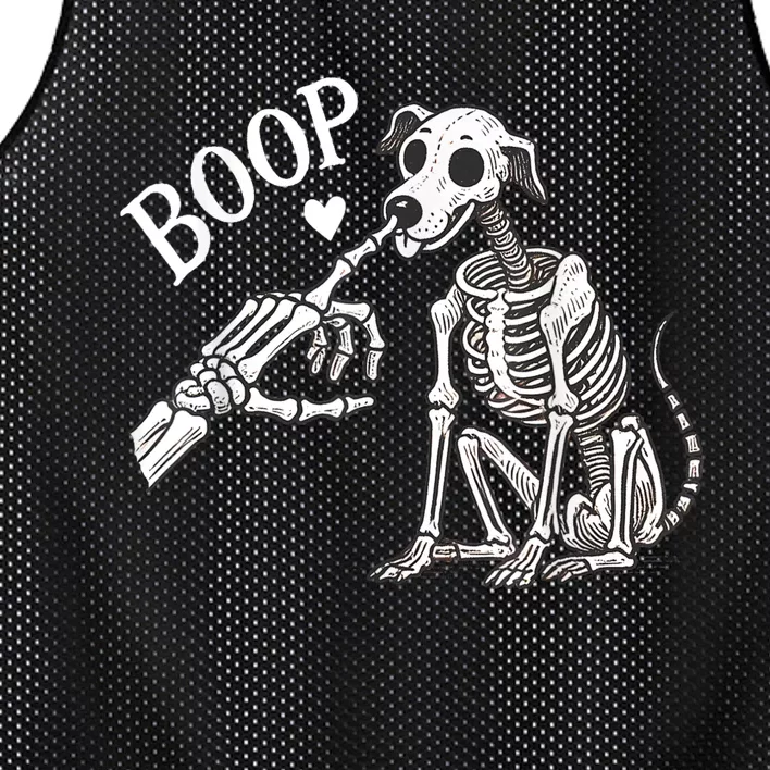 Boop Hand Skeleton And Dog Mesh Reversible Basketball Jersey Tank