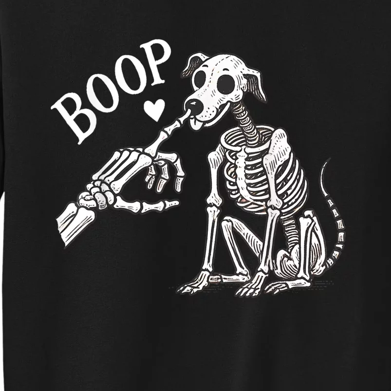 Boop Hand Skeleton And Dog Tall Sweatshirt