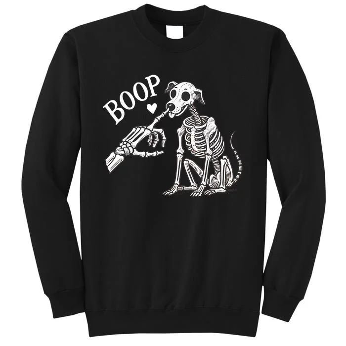 Boop Hand Skeleton And Dog Tall Sweatshirt