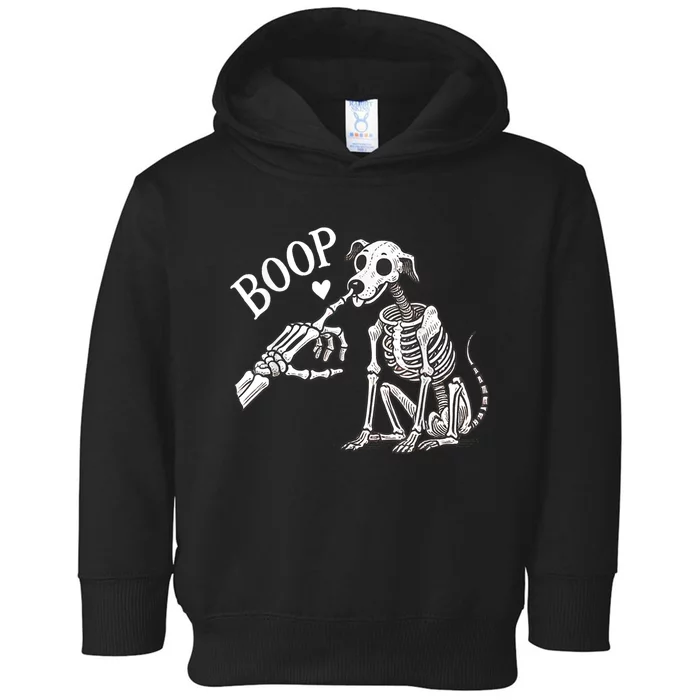 Boop Hand Skeleton And Dog Toddler Hoodie