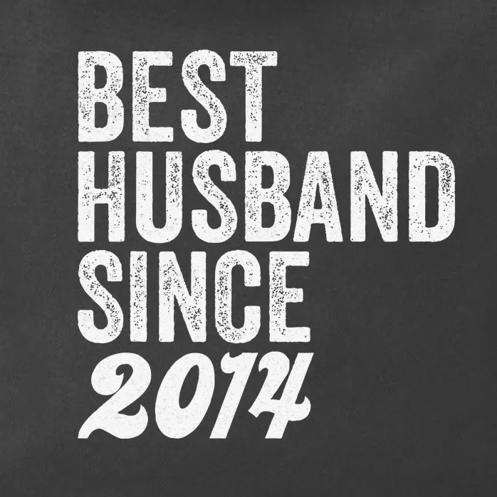 Best Husband Since 2014 Wedding Anniversary Husband Zip Tote Bag