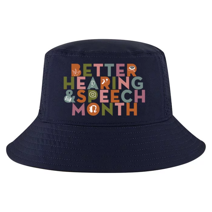 Better Hearing & Speech Month Proud Speech Pathologist SLP Cool Comfort Performance Bucket Hat