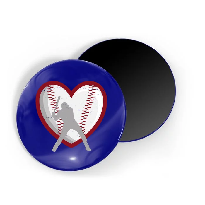 Baseball Heart Sport Lover Magnet