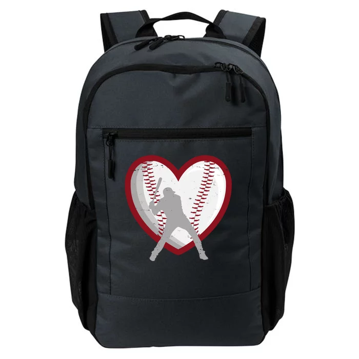 Baseball Heart Sport Lover Daily Commute Backpack