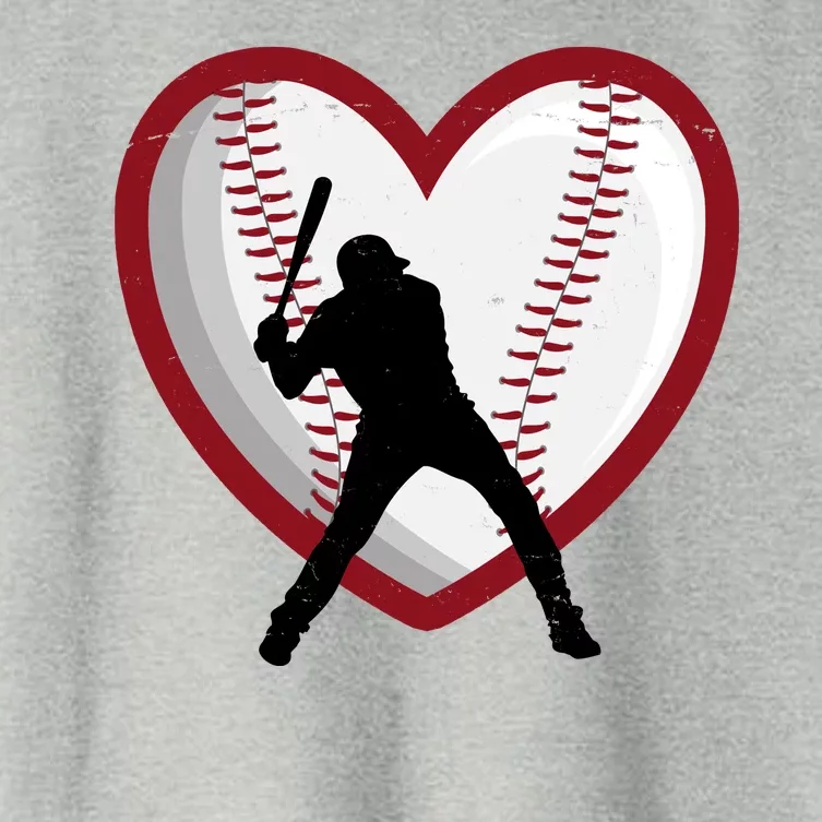 Baseball Heart Sport Lover Women's Crop Top Tee