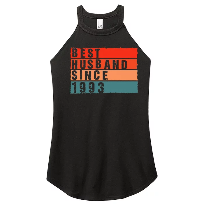 Best Husband Since 1993 Epic Couple 30th Wedding Anniversary Women’s Perfect Tri Rocker Tank