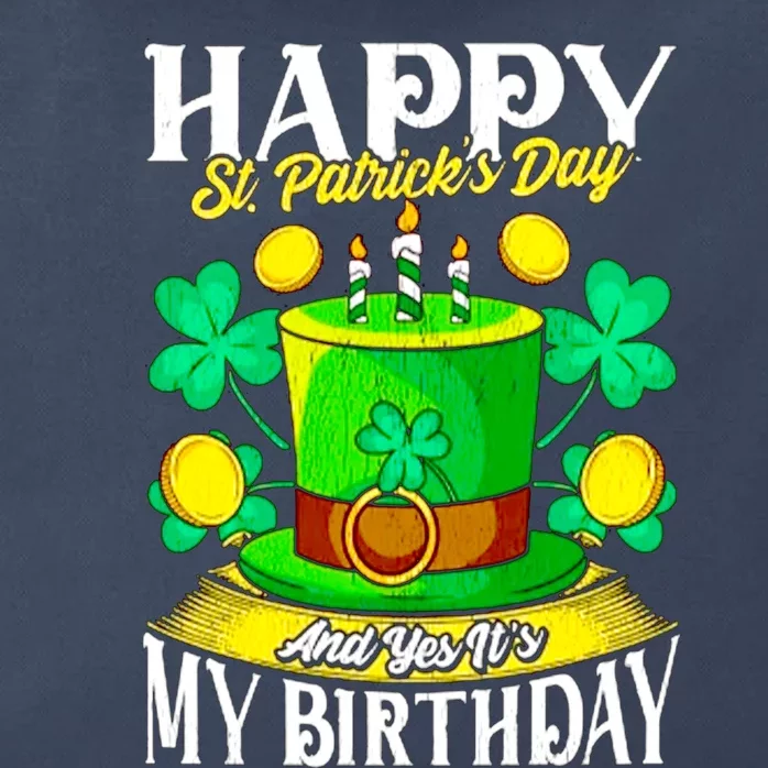 Birthday Happy St. Patricks Day Birthday Gift Design Zip Tote Bag