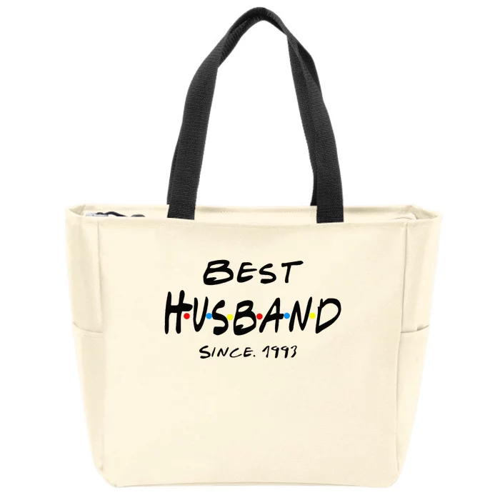 Best Husband Since 1993 Epic 31st Wedding Anniversary Zip Tote Bag