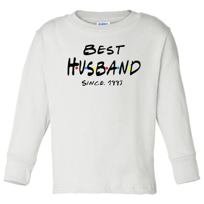 Best Husband Since 1993 Epic 31st Wedding Anniversary Toddler Long Sleeve Shirt