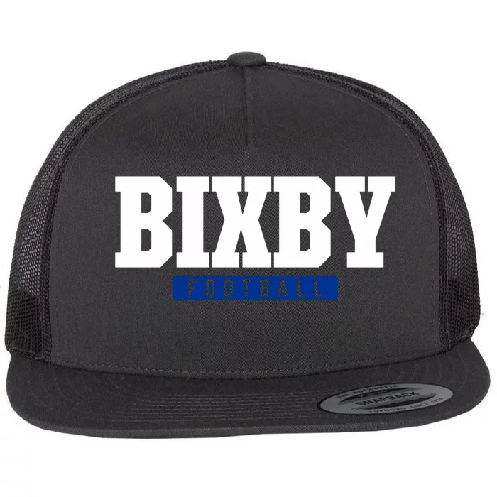 Bixby High School Football Hs Flat Bill Trucker Hat