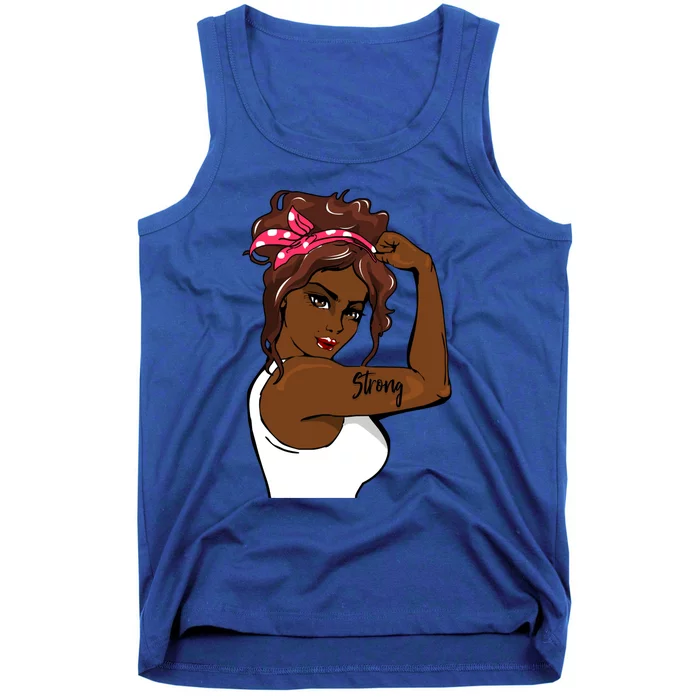 Black History Strong Month Great Gift Tank Top