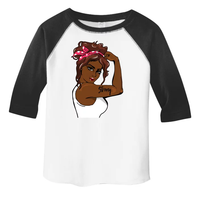 Black History Strong Month Great Gift Toddler Fine Jersey T-Shirt