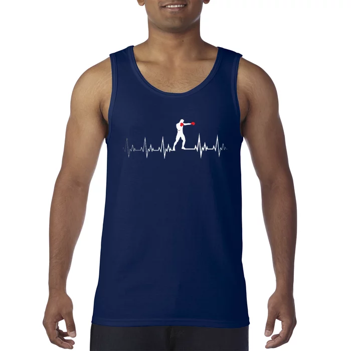 Boxing Heartbeat Sports Lover Outfit Tank Top