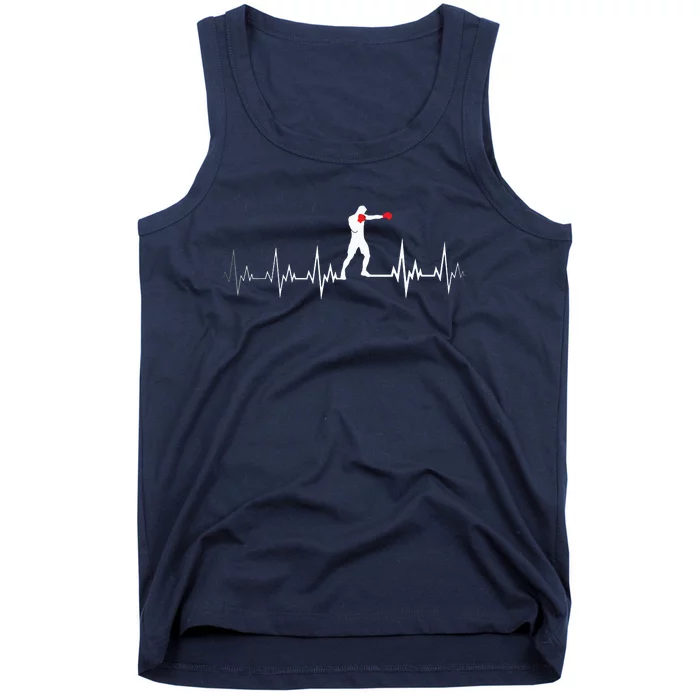 Boxing Heartbeat Sports Lover Outfit Tank Top