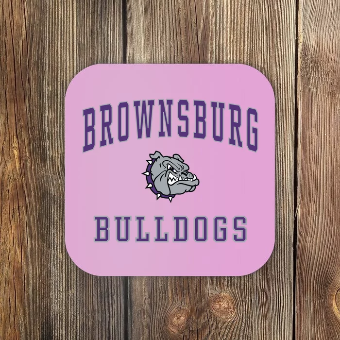 Brownsburg High School Bulldogs Gift C1 Coaster