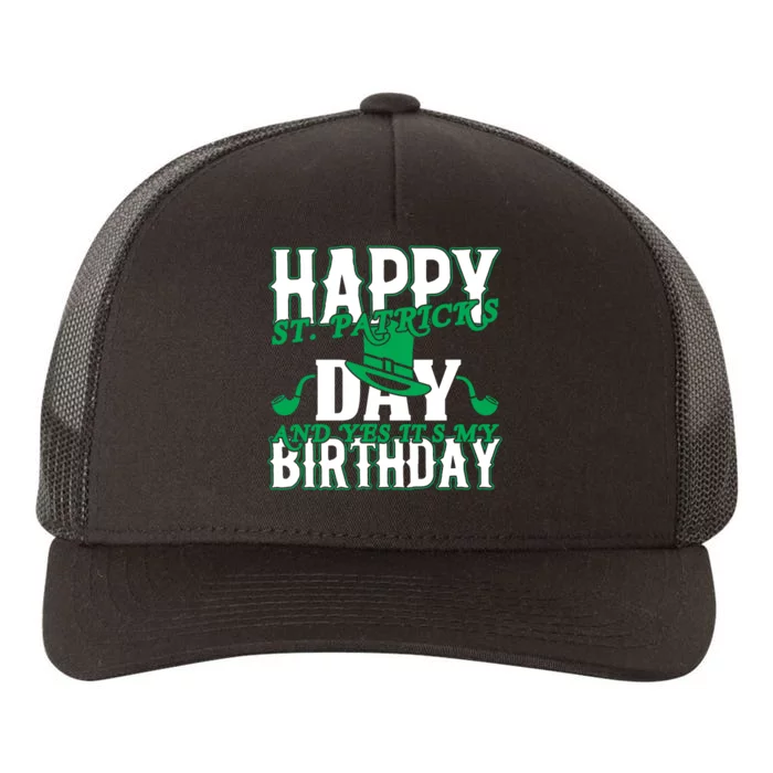 Birthday Happy St. Patricks Day Birthday Gift Design Yupoong Adult 5-Panel Trucker Hat