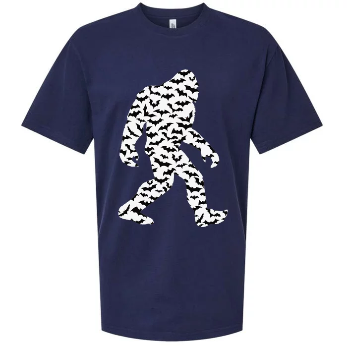 Bigfoot Halloween Sasquatch Grassman Scary Halloween Costume Gift Sueded Cloud Jersey T-Shirt