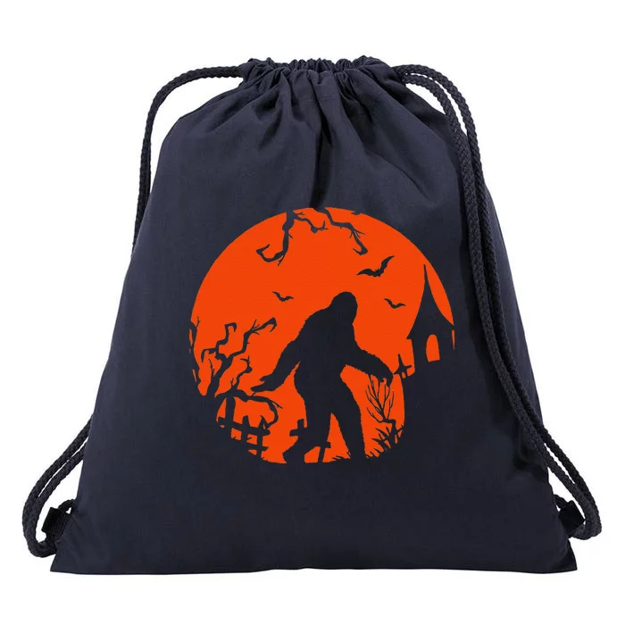 Bigfoot Halloween Sasquatch Hiking Gift Drawstring Bag