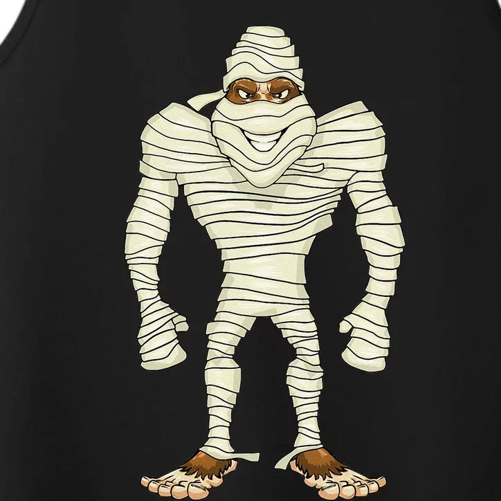 Bigfoot Halloween Sasquatch Mummy Costume Performance Tank