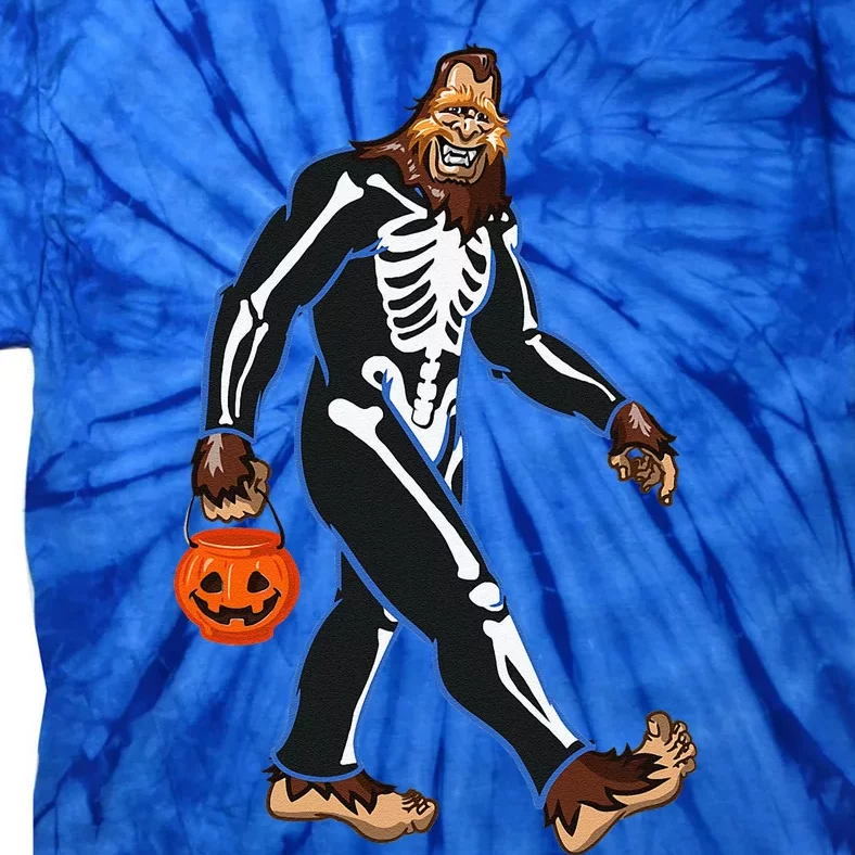 Bigfoot Halloween Sasquatch Skeleton Costume Cute Funny DOTD Cute Tie-Dye T-Shirt