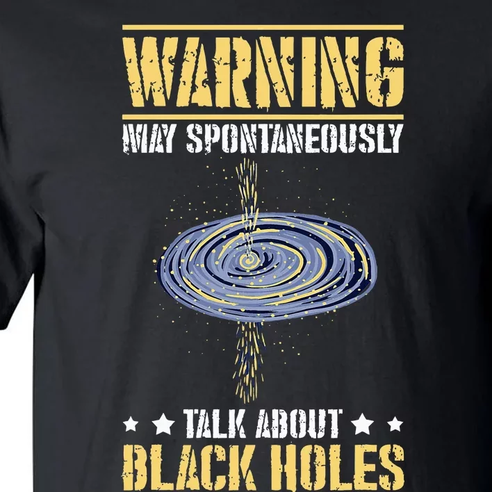 Black Hole Space Light Galaxy Universe Milky Way Gravity Tall T-Shirt