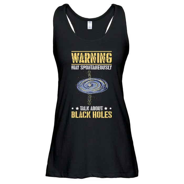 Black Hole Space Light Galaxy Universe Milky Way Gravity Ladies Essential Flowy Tank