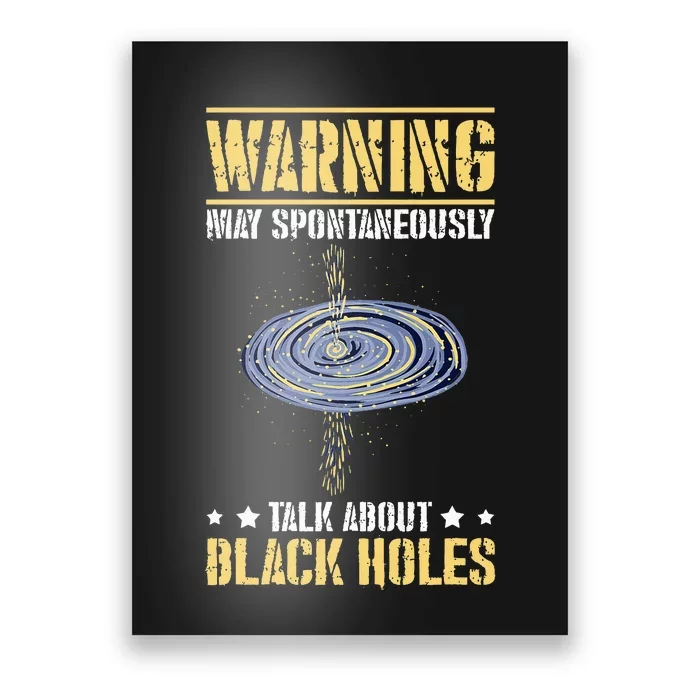 Black Hole Space Light Galaxy Universe Milky Way Gravity Poster