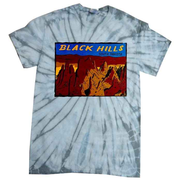 Black Hill South Dakota Tie-Dye T-Shirt