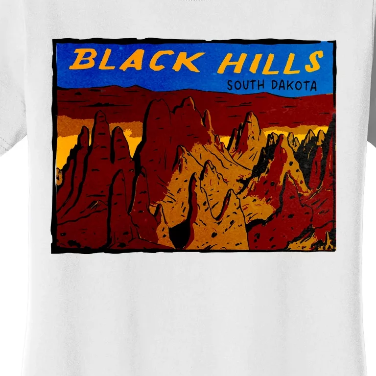 Black Hill South Dakota Women's T-Shirt