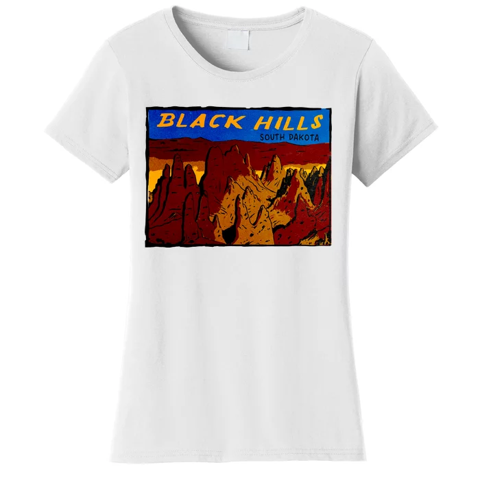 Black Hill South Dakota Women's T-Shirt