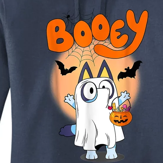 Booey Halloween Spooky Season Funny Women's Pullover Hoodie