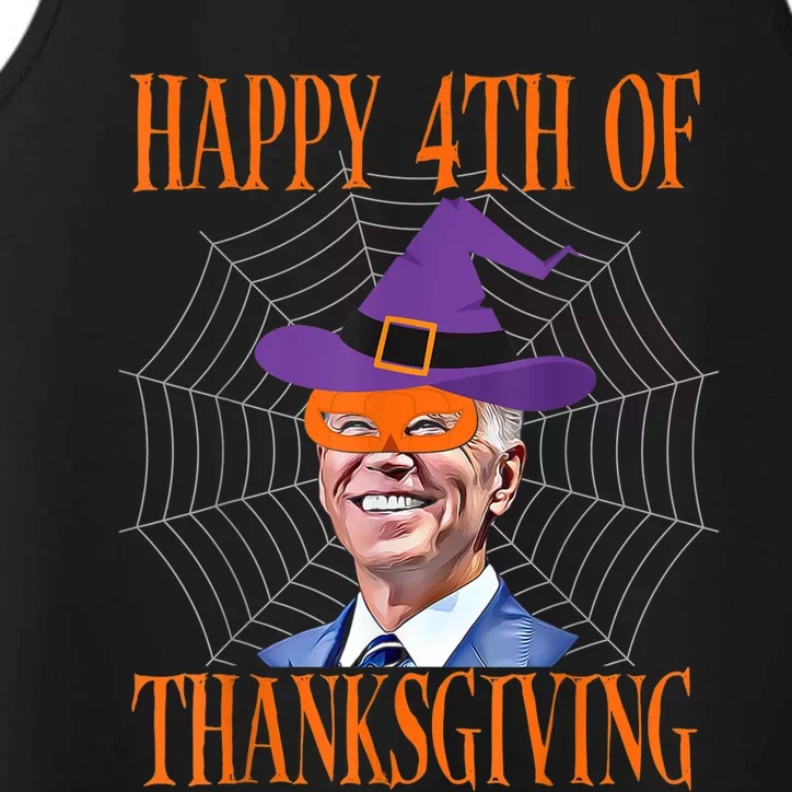 Biden Halloween Shirt Pumpkin Mask Funny Political T Performance Tank