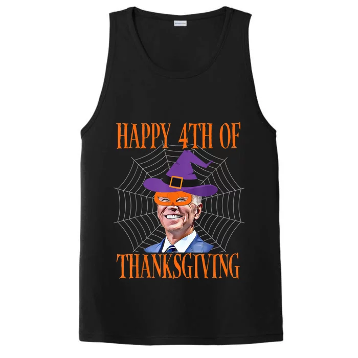 Biden Halloween Shirt Pumpkin Mask Funny Political T Performance Tank