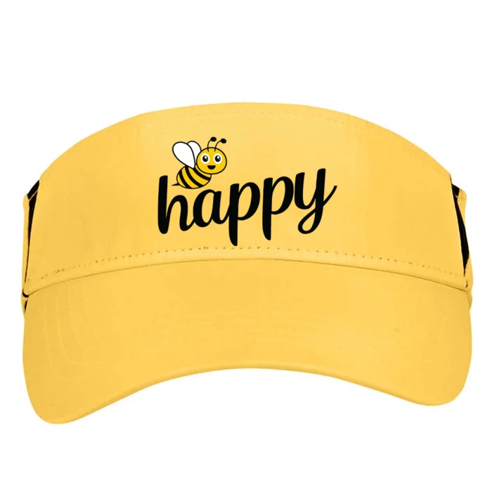 Bee Happy Summer Adult Drive Performance Visor