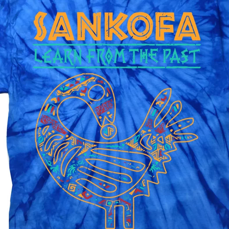 Black History Sankofa African Bird Juneteenth Gift Tie-Dye T-Shirt