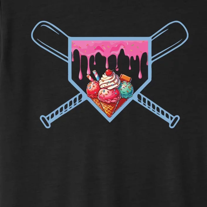 Baseball Home Social Club For Boy Ice Cream Drip ChromaSoft Performance T-Shirt