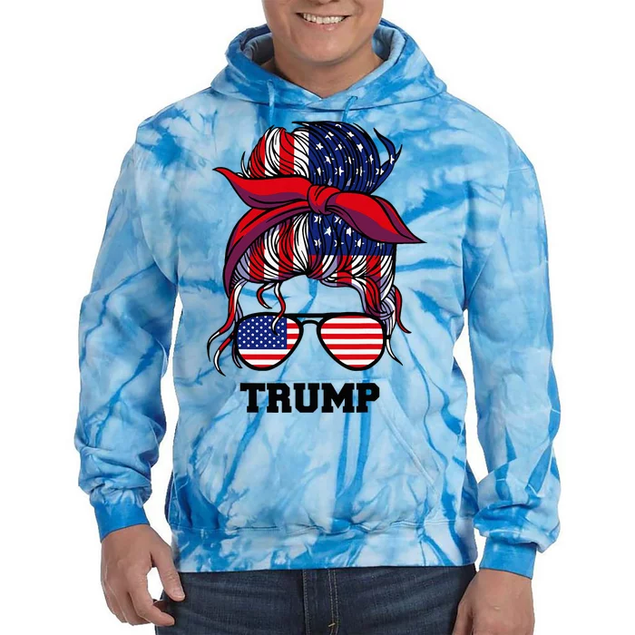 Bandana Headscarf Sunglasses Trump Tie Dye Hoodie