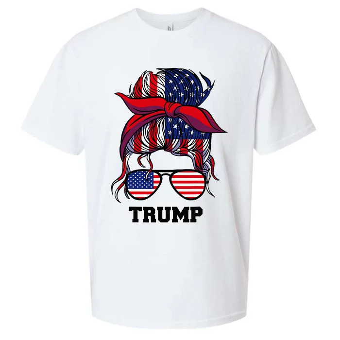 Bandana Headscarf Sunglasses Trump Sueded Cloud Jersey T-Shirt