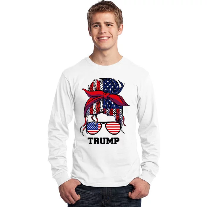 Bandana Headscarf Sunglasses Trump Tall Long Sleeve T-Shirt