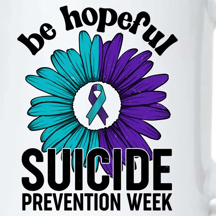 Be Hopeful Suicide Prevention Week Black Color Changing Mug