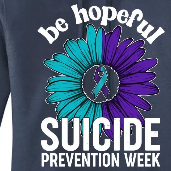 Be Hopeful Suicide Prevention Week Women's Pullover Hoodie