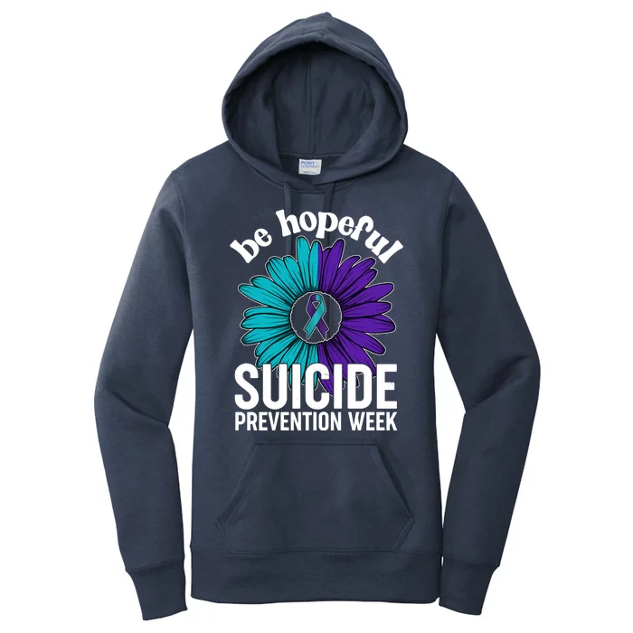 Be Hopeful Suicide Prevention Week Women's Pullover Hoodie