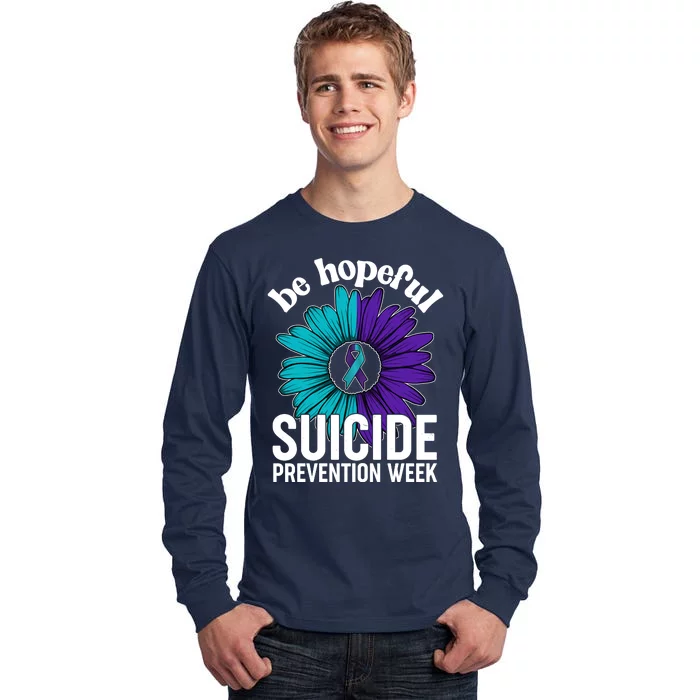 Be Hopeful Suicide Prevention Week Tall Long Sleeve T-Shirt