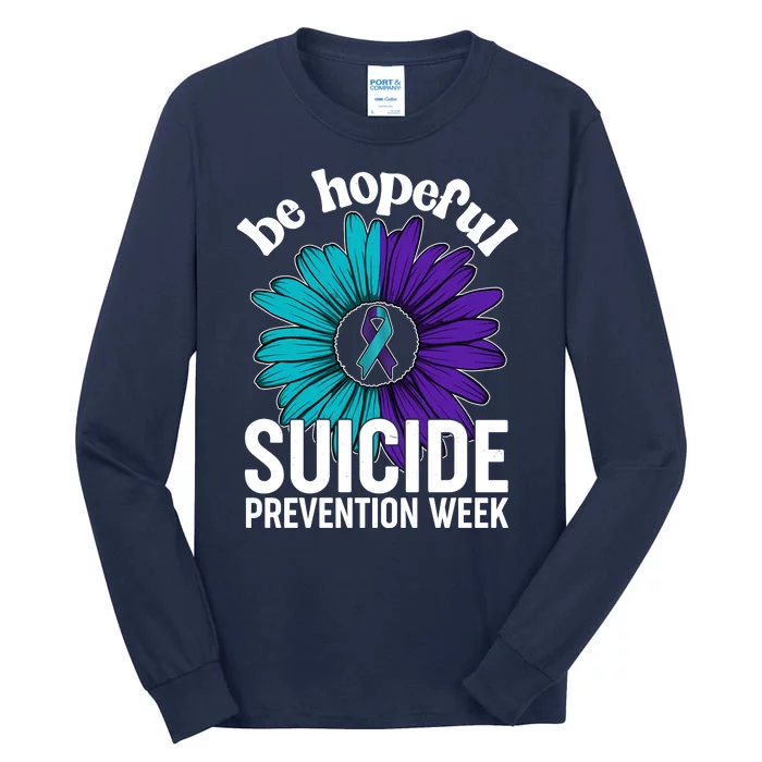 Be Hopeful Suicide Prevention Week Tall Long Sleeve T-Shirt