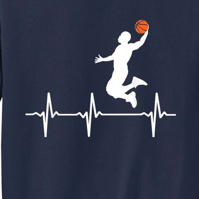 Basketball Heartbeat Shirts For Men Sweatshirt