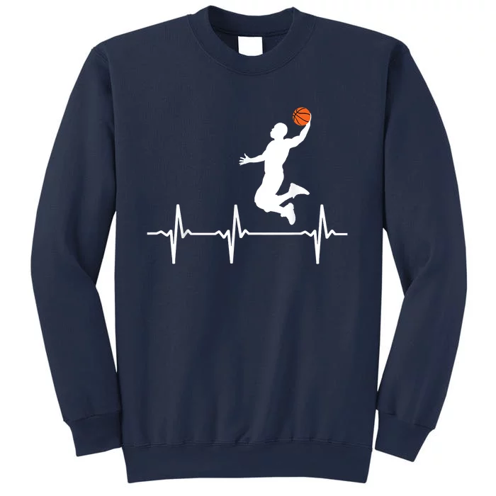 Basketball Heartbeat Shirts For Men Sweatshirt